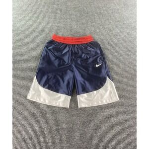 Nike Shorts Men Small Blue White Red Basketball Dazzle Athletic Shiny Flag Logo